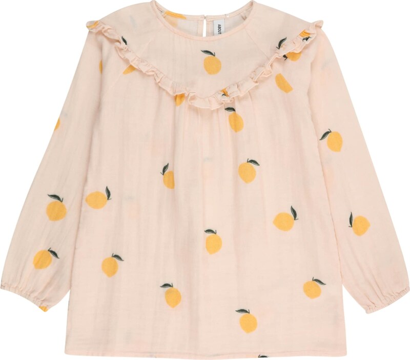 ABOUT YOU Suknelė 'Mia' kremo / geltona