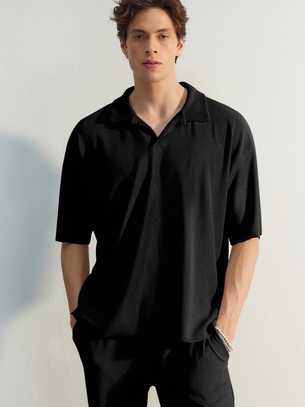 Trendyol Marškinėliai juoda