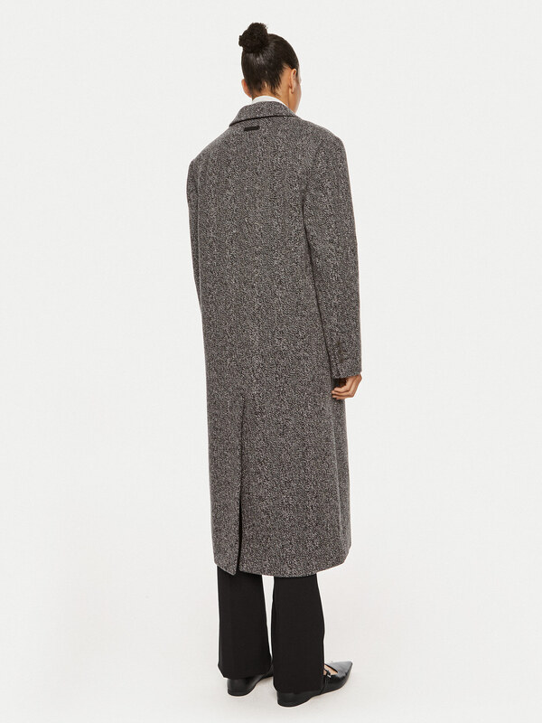 Vilnonis paltas Calvin Klein