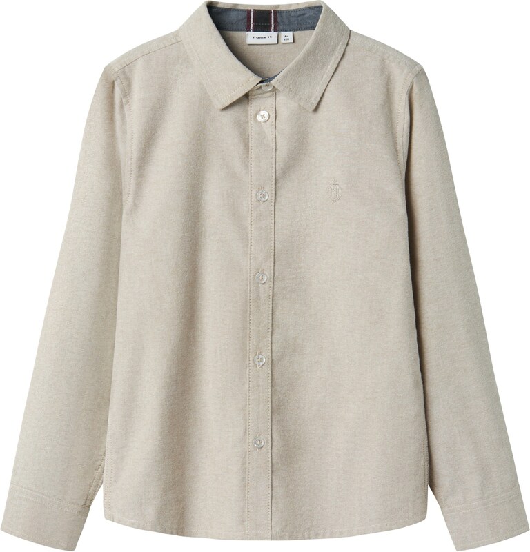 NAME IT Marškiniai 'NKMNewsa' marga smėlio spalva