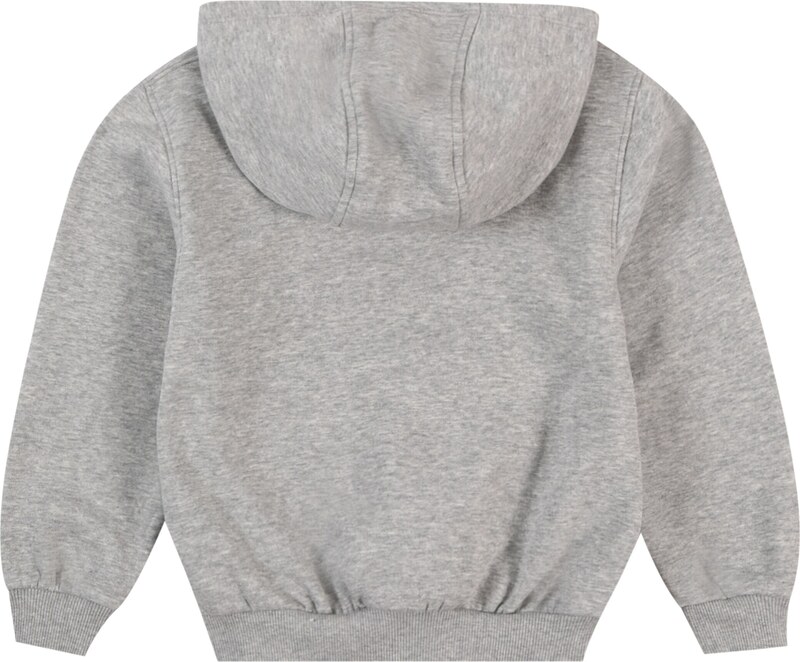 Nike Sportswear Megztinis be užsegimo 'CLUB FLEECE' margai pilka / balta