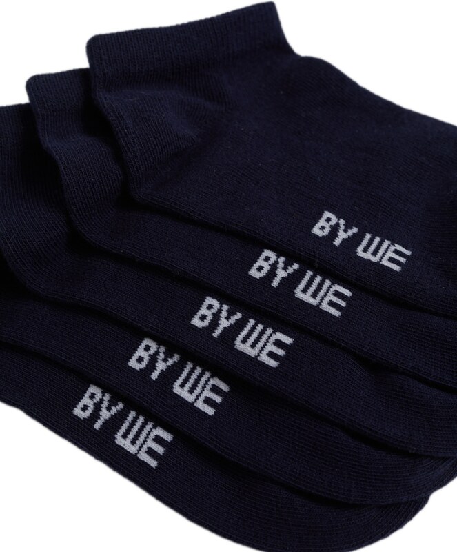 WE Fashion Kojinės mėlyna / tamsiai mėlyna jūros spalva