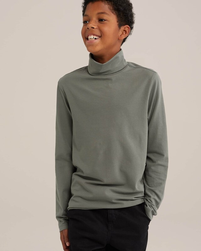 WE Fashion Marškinėliai tamsiai žalia