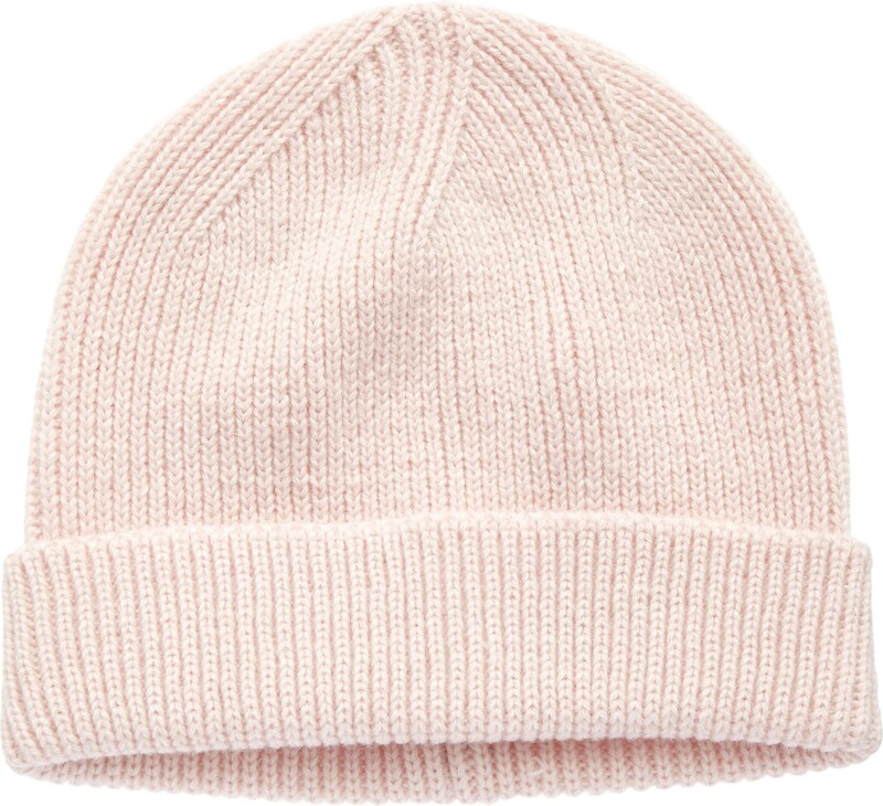 LASCANA Megzta kepurė pastelinė rožinė