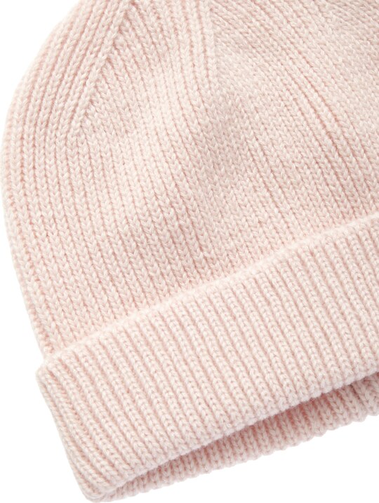 LASCANA Megzta kepurė pastelinė rožinė
