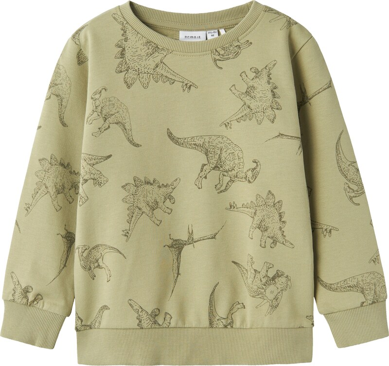 NAME IT Megztinis be užsegimo 'Varon' žalia