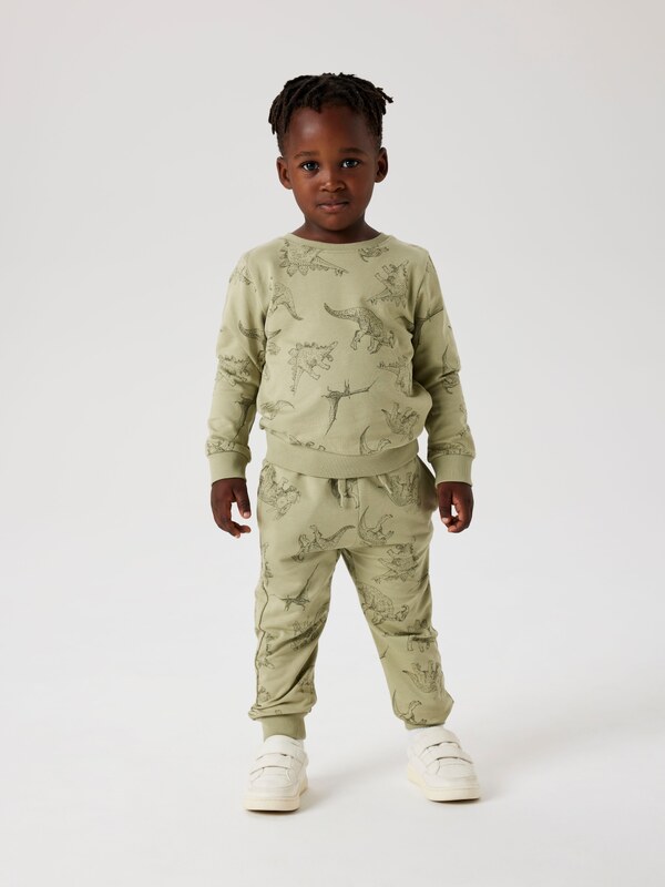 NAME IT Megztinis be užsegimo 'Varon' žalia