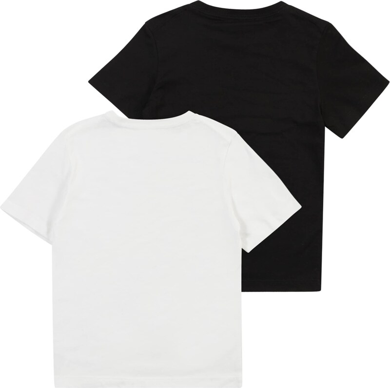 Calvin Klein Jeans Marškinėliai 'INSTITUTIONAL' juoda / balta