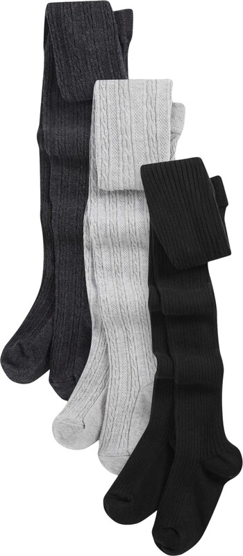 Next Pėdkelnės antracito spalva / šviesiai pilka / juoda