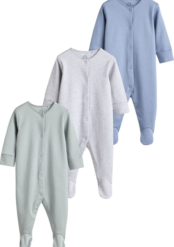 Next Miego kostiumas mėlyna / šviesiai pilka / mėtų spalva