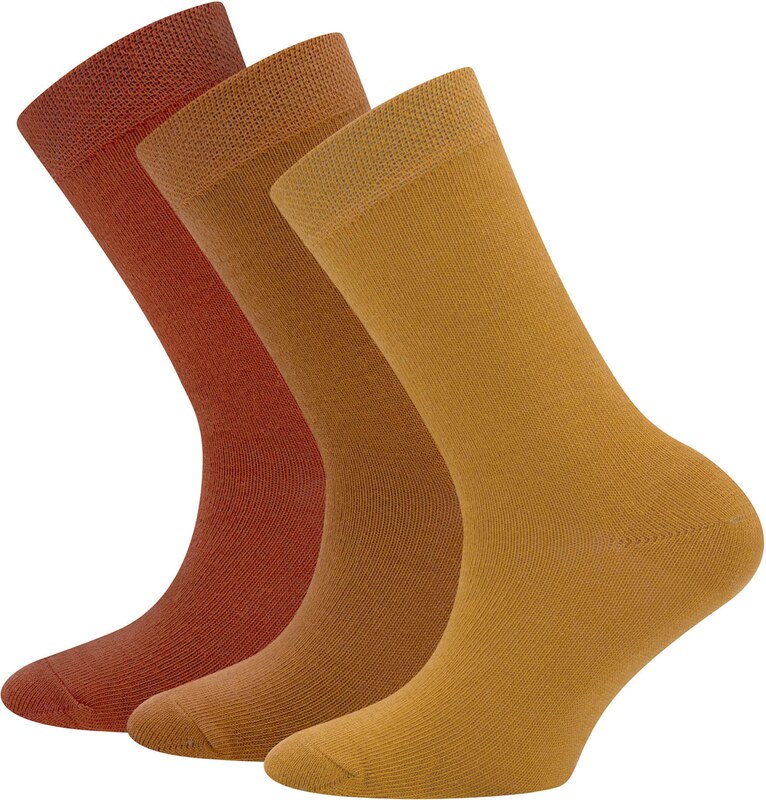 EWERS Kojinės šviesiai ruda / medaus spalva / oranžinė-raudona