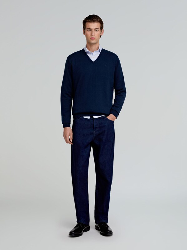 Scalpers Megztinis tamsiai mėlyna