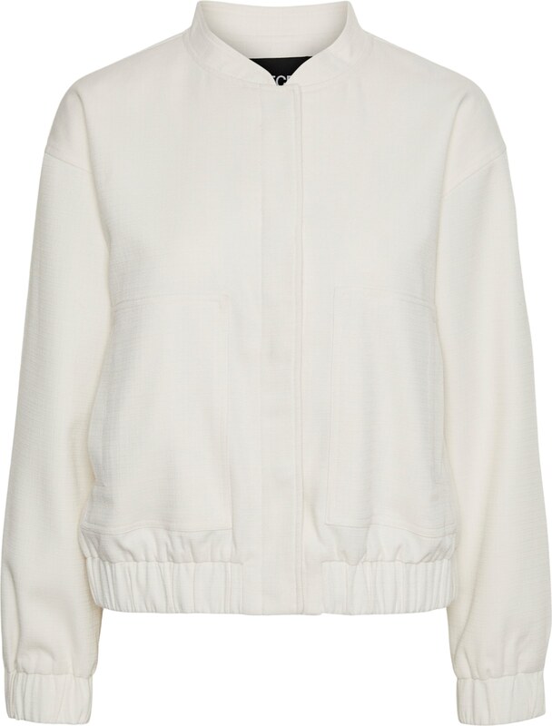 PIECES Demisezoninė striukė 'PCAnnie' balkšva