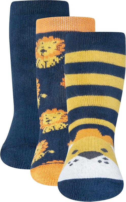 EWERS Kojinės tamsiai mėlyna / geltona / oranžinė / balta