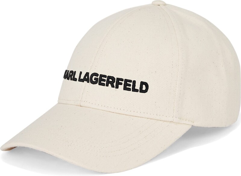 Karl Lagerfeld Kepurė kremo / juoda