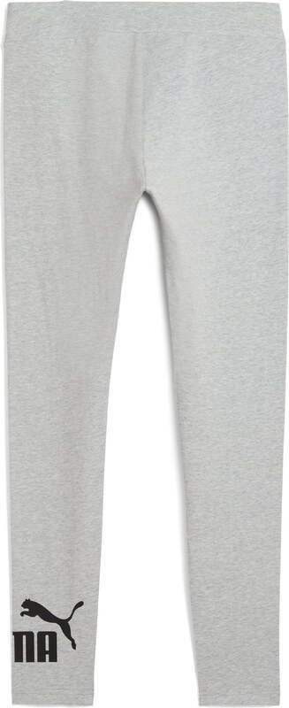PUMA Sportinės kelnės 'Ess No. 1' šviesiai pilka / juoda