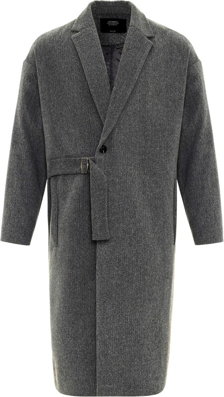 Antioch Demisezoninis paltas antracito spalva