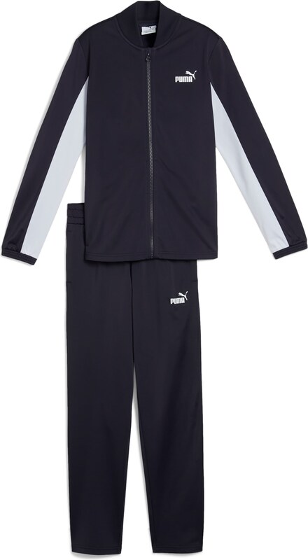 PUMA Treniruočių kostiumas tamsiai mėlyna / balta