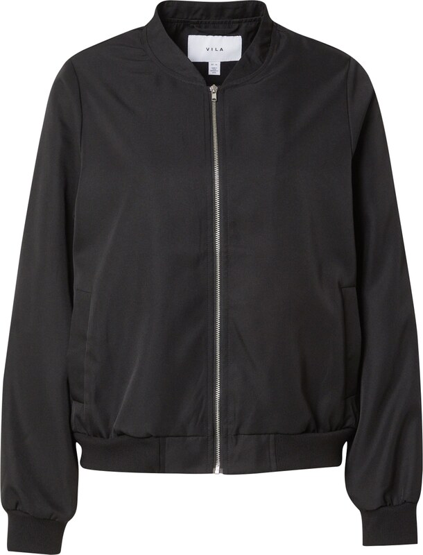 VILA Demisezoninė striukė 'VIPapaya' juoda