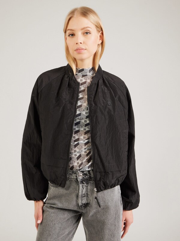 BOSS Demisezoninė striukė 'PLONTI' juoda