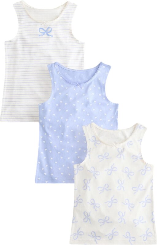 Next Apatiniai marškinėliai šviesiai mėlyna / balta