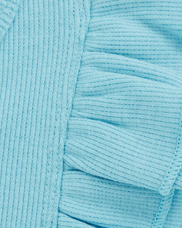 WE Fashion Marškinėliai šviesiai mėlyna