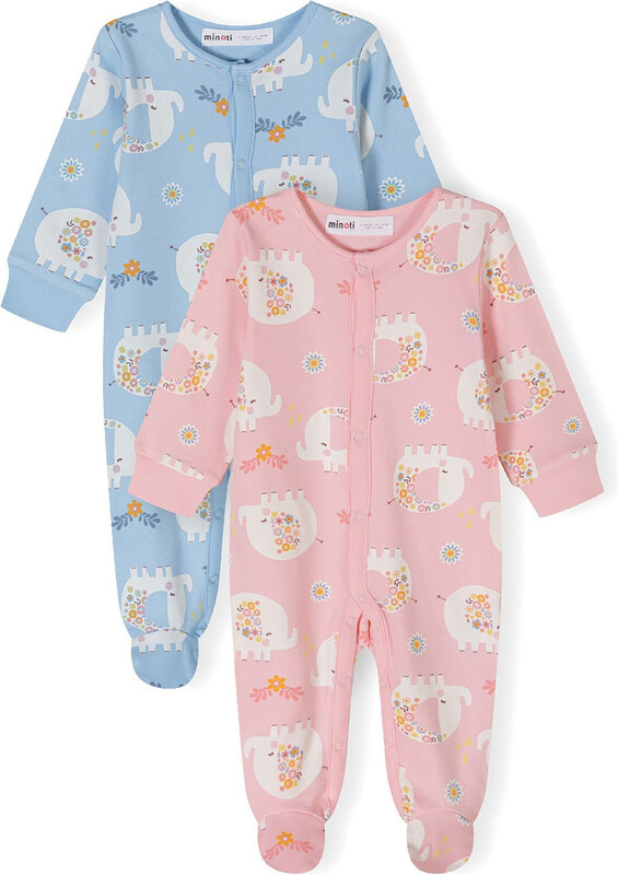 MINOTI Šliaužtinukas / glaustinukė šviesiai mėlyna / geltona / šviesiai rožinė / balta