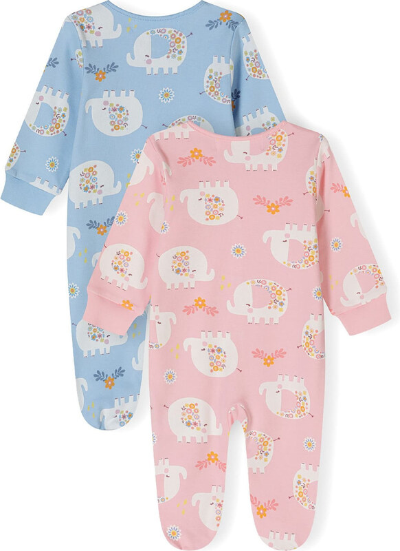 MINOTI Šliaužtinukas / glaustinukė šviesiai mėlyna / geltona / šviesiai rožinė / balta