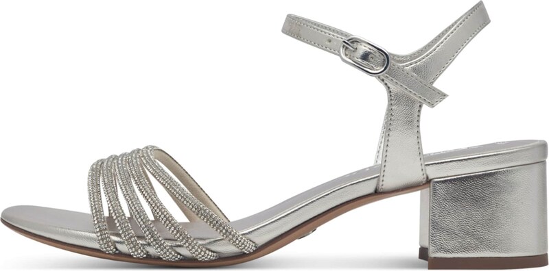 Tamaris Basutės su dirželiais sidabrinė