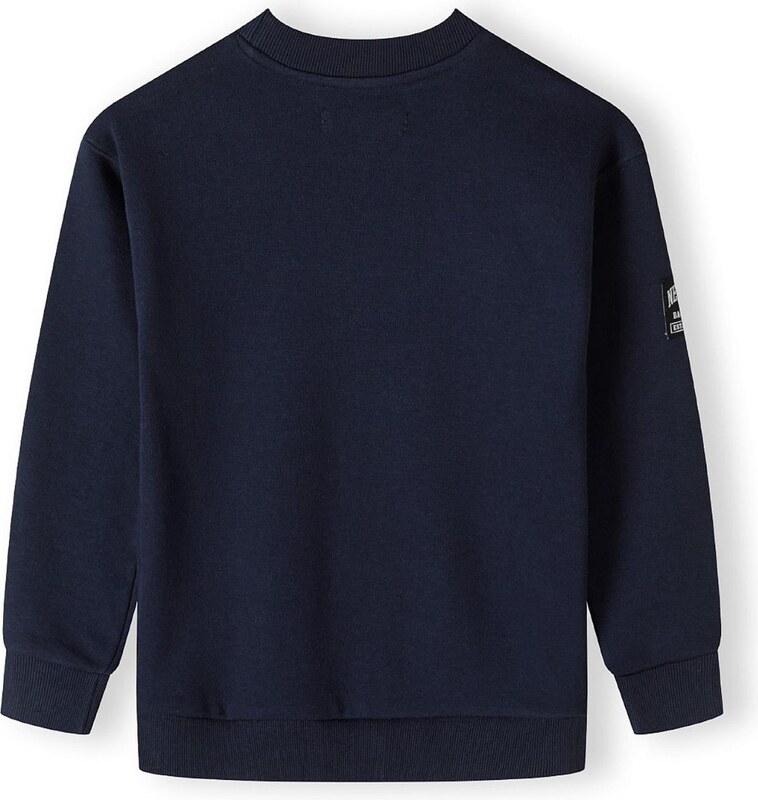 MINOTI Megztinis be užsegimo tamsiai mėlyna / tamsiai oranžinė / balta