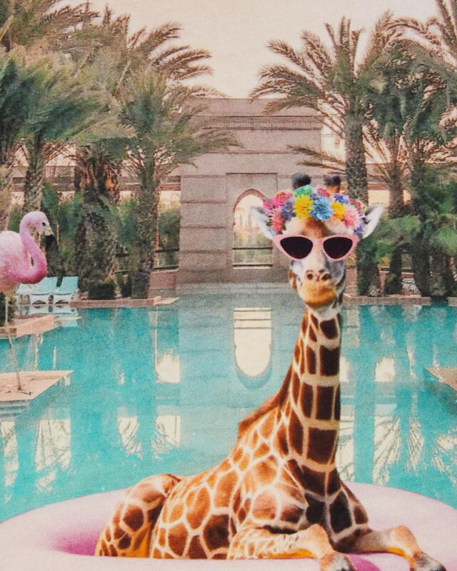 WE Fashion Palaidinė be rankovių šviesiai mėlyna / ruda / tamsiai žalia / purpurinė