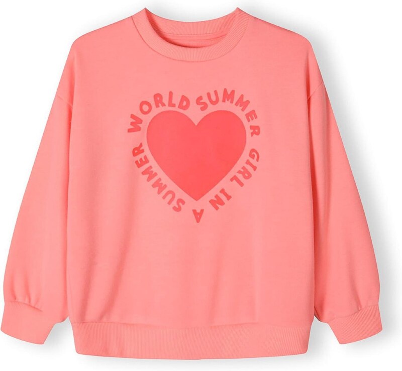 MINOTI Megztinis be užsegimo koralų splava / lašišų spalva