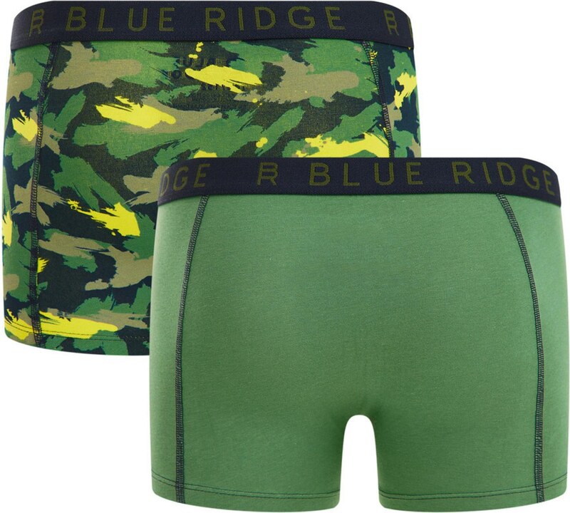 WE Fashion Apatinės kelnaitės geltona / tamsiai žalia / juoda