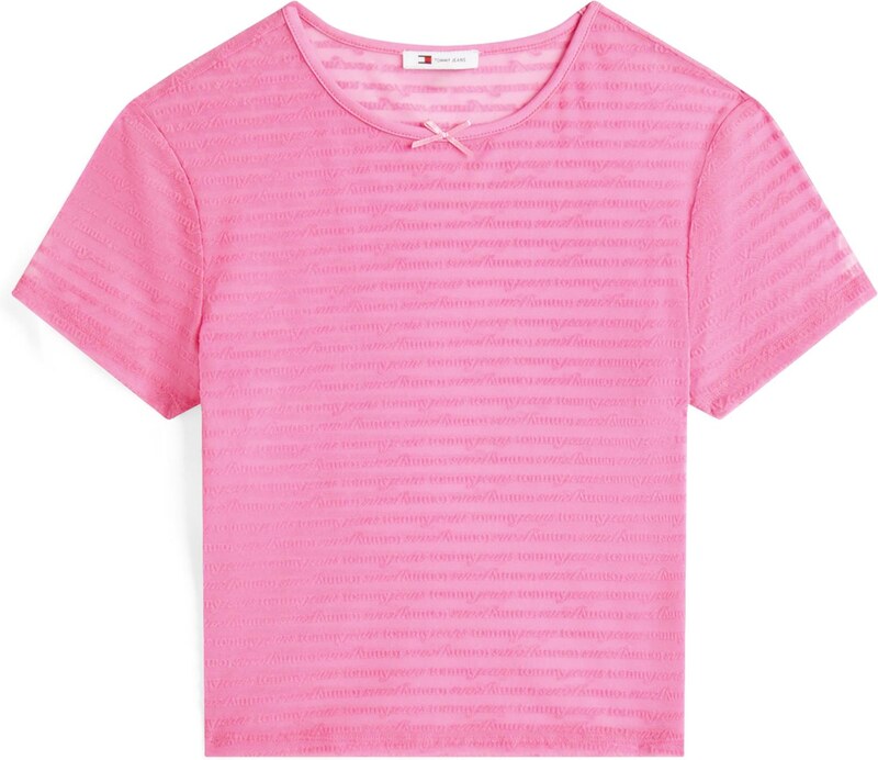 Tommy Jeans Marškinėliai rožių spalva