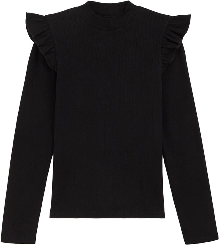 WE Fashion Marškinėliai juoda