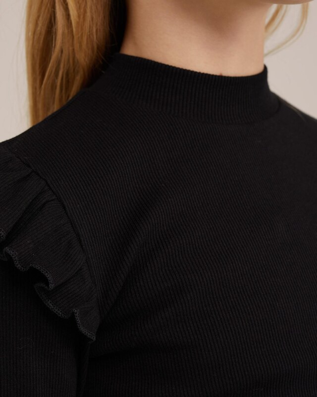 WE Fashion Marškinėliai juoda