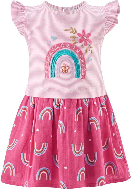 happy girls Suknelė mėlyna / žolės žalia / rožinė / rožių spalva