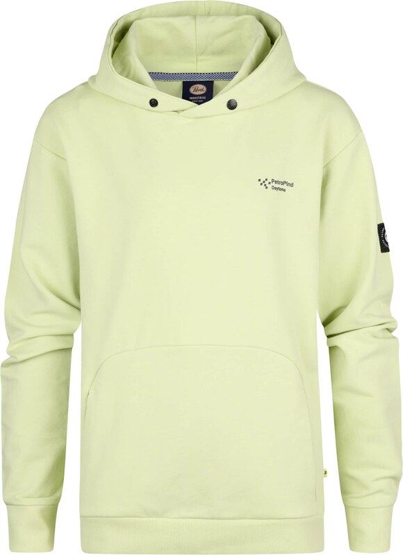 Petrol Industries Megztinis be užsegimo žaliosios citrinos spalva / juoda