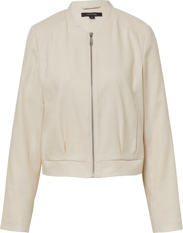 COMMA Demisezoninė striukė gelsvai pilka spalva