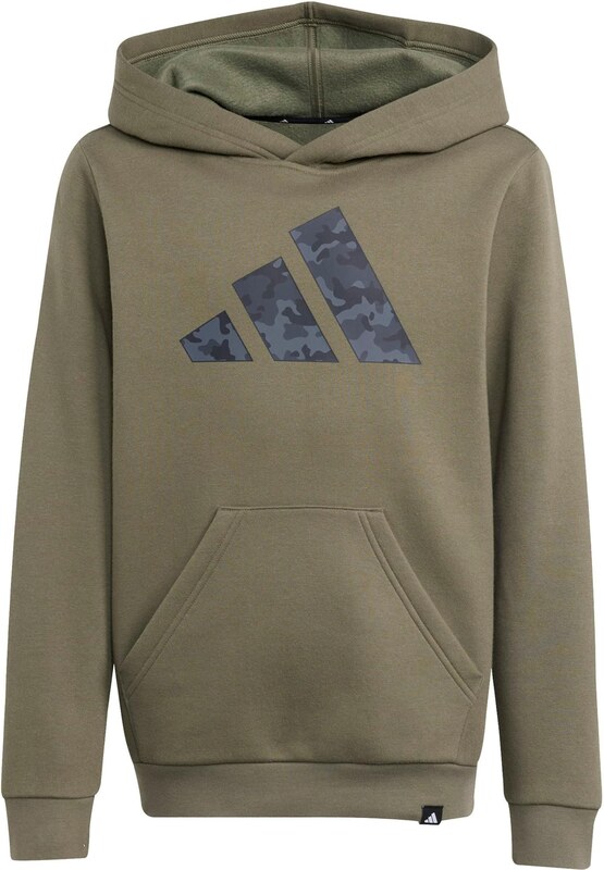 ADIDAS SPORTSWEAR Megztinis be užsegimo pilka / tamsiai pilka / alyvuogių spalva / juoda