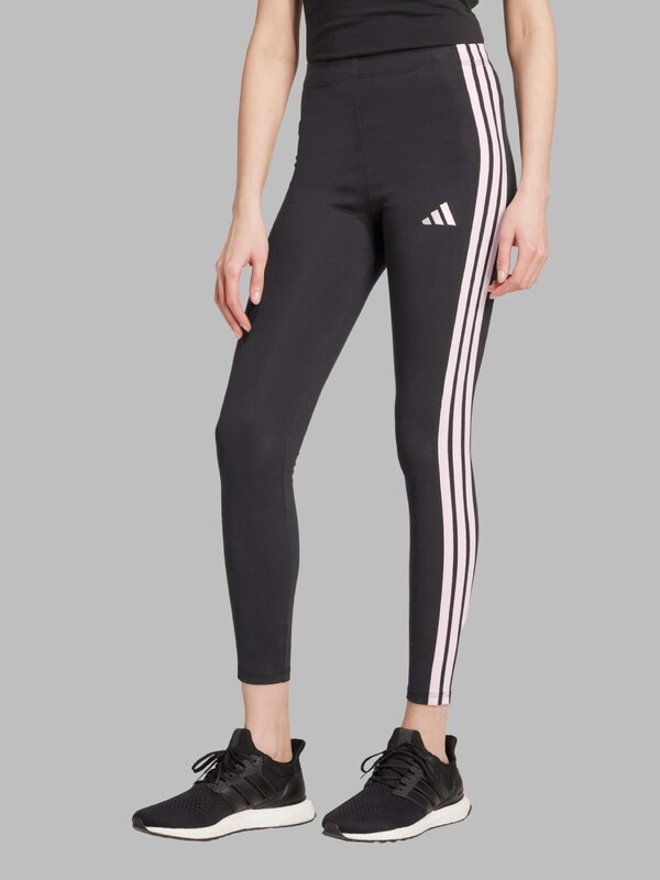 ADIDAS SPORTSWEAR Sportinės kelnės 'Essentials' pastelinė rožinė / juoda