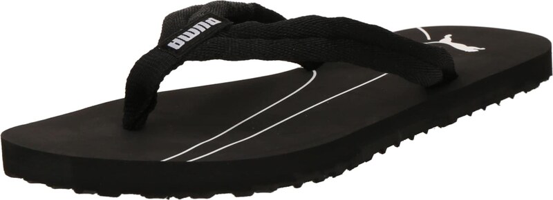 PUMA Sandalai / maudymosi batai 'Epic Flip V3' juoda / balta