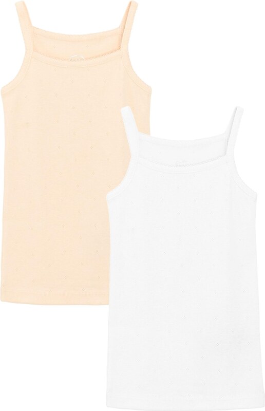 Cool Club Apatiniai marškinėliai persikų spalva / balta