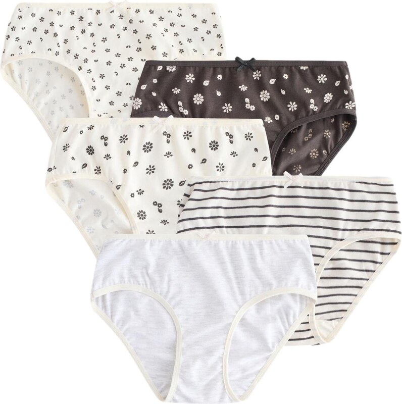 Next Apatinės kelnaitės juoda / balta / balkšva