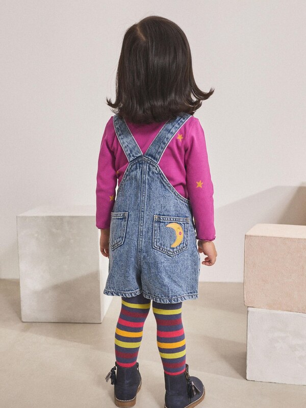 Next Rinkinys tamsiai (džinso) mėlyna / žalia / fuksijų spalva / rožių spalva