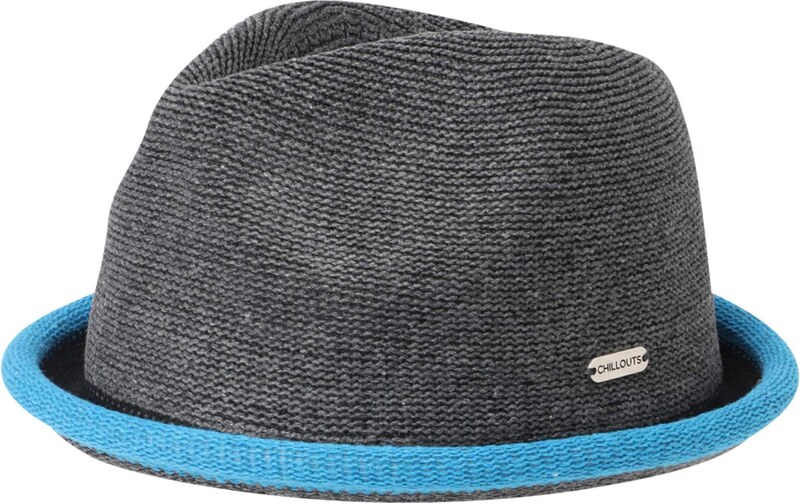 chillouts Skrybėlaitė 'Boston' azuro spalva / tamsiai pilka