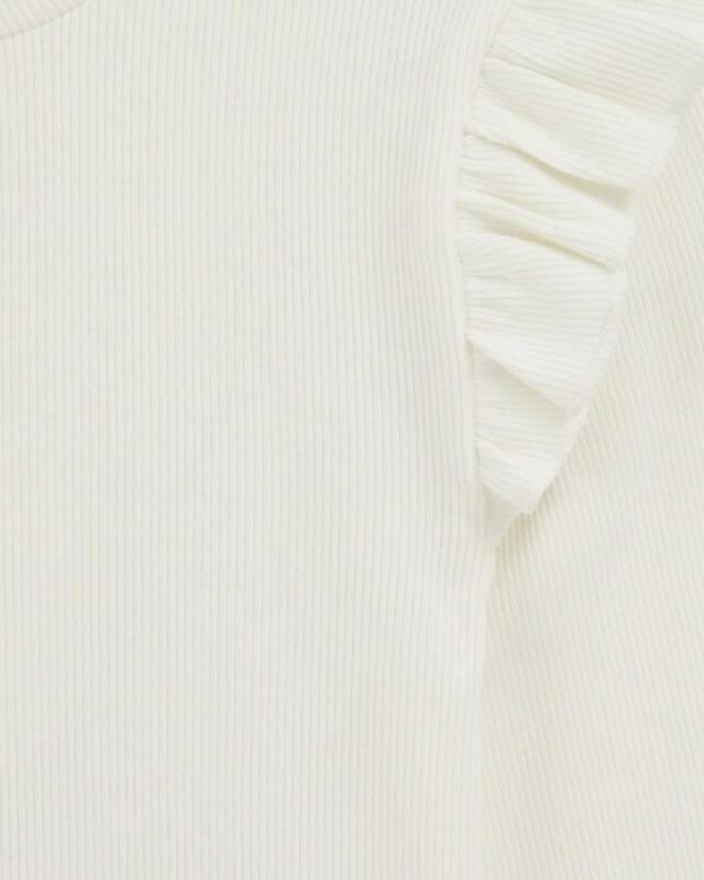 WE Fashion Marškinėliai balkšva