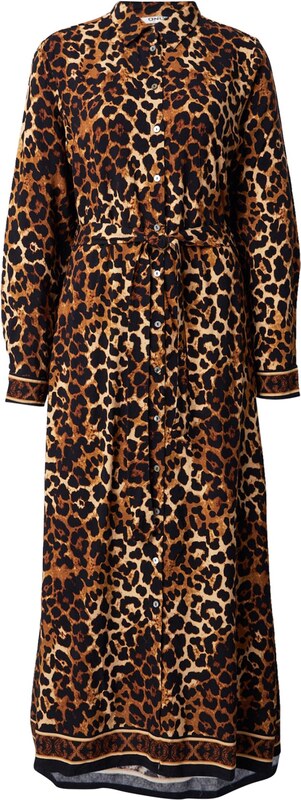 ONLY Palaidinės tipo suknelė 'ONLVEDA' ruda / juoda