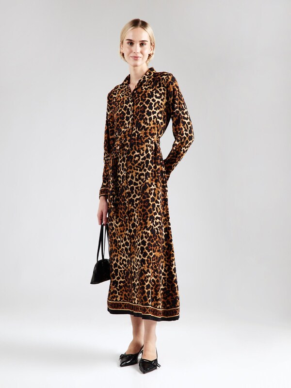 ONLY Palaidinės tipo suknelė 'ONLVEDA' ruda / juoda