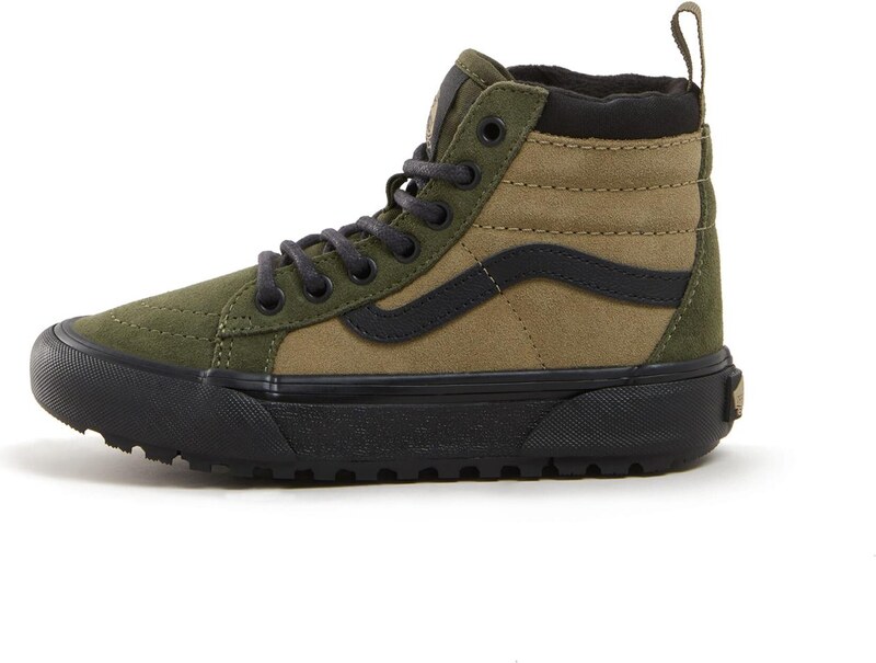 VANS Sportbačiai 'Mte Sk8-Hi' rusvai žalia / tamsiai žalia / juoda